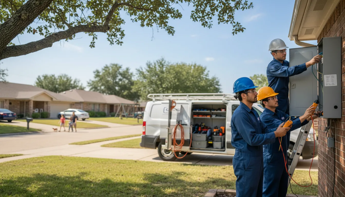Certified electrician providing emergency electrical services in Dawn, MO